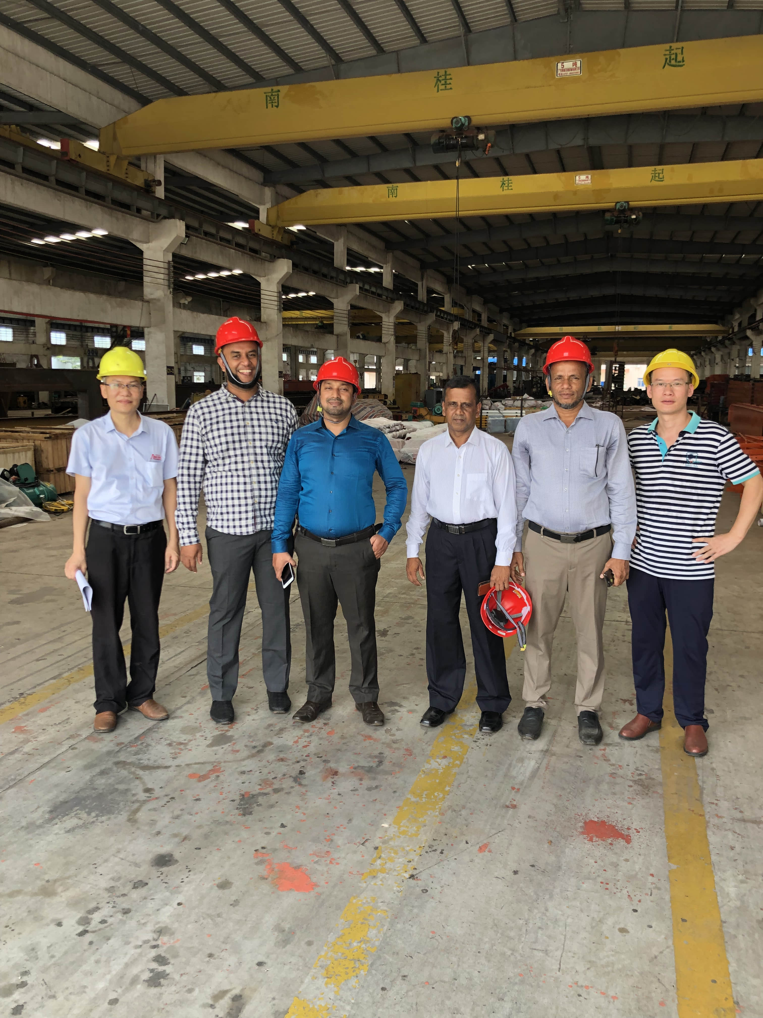 In 2019, "One Belt And One Road" - Sri Lankan customers came to the company to inspect the goods